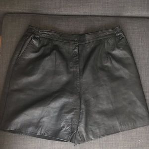 Fashion House Houston TX. Leather Shorts size 16